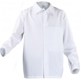 Bluza długa HACCP, zapinana na napy, męska, rozm. 48, kucharska, biała, KEGEL-BŁAŻUSIAK 3092-231-1080