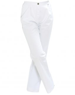 Spodnie damskie HACCP, poliestrowo-bawełniane, rozm. 38, białe, KEGEL-BŁAŻUSIAK 5083-231-1080