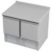 Stół chłodniczy KTC-820, nierdzewny, szafka chłodnicza GN1/1, z blatem roboczym, 91,5x70 cm, wys. 85 cm