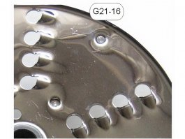 Tarcza nierdzewna G21-16 do rozdrabniarki G-24 GR, grubość wiórków 9 mm