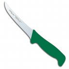 Nóż rzeźniczy Polkars nr 16, wygięty, długość ostrza 15 cm, zielony