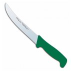 Nóż rzeźniczy Polkars nr 23, wygięty, długość ostrza 21 cm, zielony