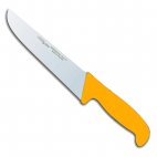 Nóż masarski Polkars nr 33, dł. 21 cm prosty żółty