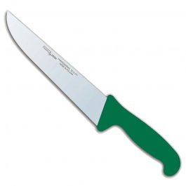 Nóż masarski Polkars nr 34, dł. 26 cm prosty zielony
