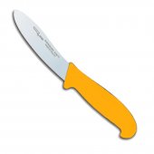 Nóż masarski Polkars nr 59, dł. 14 cm wygięty żółty