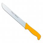 Nóż masarski Polkars nr 6, dł. 25 cm prosty żółty