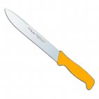 Nóż masarski Polkars nr 69, dł. 23 cm prosty zółty