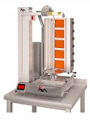 Automat do kebaba i gyrosa, robot z opiekaczem pionowym do 120 kg, elektryczny, POTIS KM-120
