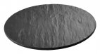 Półmisek okrągły z melaminy, śr. 402 mm, czarny