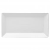 Półmisek prostokątny, porcelanowy, biały, wym. 28,5x15,5 cm, Lubiana Classic 2547