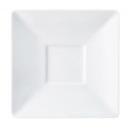 Spodek pod filiżankę, porcelanowy, biały, wym. 14x14 cm, Lubiana Classic 2582