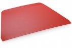 Skrobka polipropylenowa, strychówka, elastyczna, 21,6x12,8 cm, czerwona, THERMOHAUSER 3001837053
