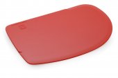 Skrobka polipropylenowa, asymetryczna, elastyczna, wym. 12x8,6 cm, czerwona, THERMOHAUSER 3004937093