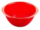 Miska kuchenna do mieszania, polipropylenowa, poj. 9 l, okrągła, czerwona, THERMOHAUSER 8300051121