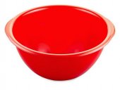 Miska kuchenna do mieszania, polipropylenowa, poj. 2,5 l, okrągła, czerwona, THERMOHAUSER 8300051118