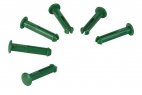 Zestaw 6 kołków, wymiennych, kołki do wieszaka Hi-Flex 10112 i 10132, zielone, VIKAN 10012