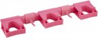 System wsporników ściennych Hi-Flex, wieszak na 2-5 produktów, szerokość 420 mm, różowy, VIKAN 10111