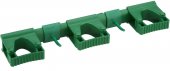 System wsporników ściennych Hi-Flex, wieszak na 2-5 produktów, szer. 420 mm, zielony, VIKAN 10112