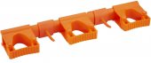 System wsporników ściennych Hi-Flex, wieszak na 2-5 produktów, 420 mm, pomarańczowy, VIKAN 10117