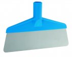 Skrobaczka elastyczna do stołów i podłóg, niebieska, szerokość 260 mm, VIKAN 29113