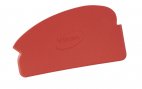 Skrobaczka ręczna, elastyczna, polipropylenowa, dł. 165 mm, wykrywalna, czerwona, VIKAN 40524