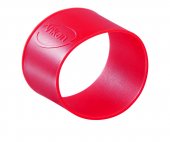 Pierścienie silikonowe do wtórnego kodowania kolorów, 5 sztuk, czerwone, 40 mm, VIKAN 98024