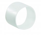 Pierścienie silikonowe do wtórnego kodowania kolorów, 5 sztuk, białe, 40 mm, VIKAN 98025
