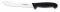 Nóż do odskórowywania, ostrze lekko zakrzywione, nierdzewny, 13 cm, czarny, GIESSER 2105 13