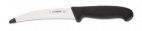 Nóż masarski do jelit, nosek plastikowy, zakrzywione ostrze, 16 cm, czarny, GIESSER 3425 16
