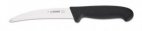 Nóż masarski do jelit, nosek stalowy, zakrzywione ostrze, 16 cm, czarny, GIESSER 3426 16