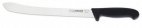 Nóż masarski do kiełbasy, ostrze zębate, zaokrąglony, nierdzewny, 28 cm, czarny, GIESSER 7105 W 28