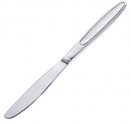Nóż stołowy CAMPUS, obiadowy, ząbkowany, długość 22cm, nierdzewny, polerowany, model 1122/003