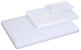 Deska polietylenowa LDPE do krojenia, wymiary 30x20cm, grubość 1cm, biała, model 1512/300