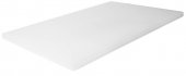 Deska polietylenowa HACCP do krojenia, wymiary 45x30cm, grubość 1,2cm, biała, model 1524/450
