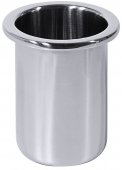 Pojemnik nierdzewny, cylinder na łyżeczki, średnica 7cm, model 2320/100