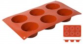 Mata Non-Stick do pieczenia 30x17,5cm, Muffin, forma na 6 muffinek, model 6634/076