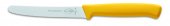 Nóż uniwersalny PRO-DYNAMIC, z ząbkowanym ostrzem, długość 11 cm, żółty, DICK 8501511-02