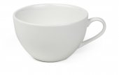 Filiżanka LETHO do kawy, z porcelany kostnej, pojemność 22cl/ 220 ml, biała, EXXENT 26262