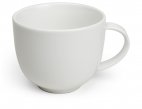 Filiżanka ZEUS do kawy / herbaty, z porcelany kostnej, pojemność 32cl, biała, EXXENT 26312