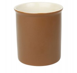 Słoik ceramiczny PROVENCE, średnica 11cm, wysokość 12cm, pojemność 0,8l, brązowy, XANTIA 67561