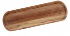 Deska z drewna akacjowego do serwowania, wym. 40x15 cm, grubość 1,8 cm, EXXENT 31128