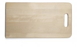 Deska drewniana do krojenia z uchwytem, wymiary 45x24x2,1 cm, EXXENT 78522