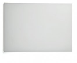 Deska polietylenowa HDPE do krojenia, HACCP, biała, wymiary 49,5x35x2 cm, XANTIA 78556