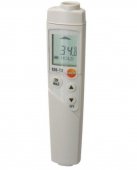 Termometr bezdotykowy z 1-punktowym celownikiem laserowym, pirometr HACCP z futerałem, TESTO 826-T2