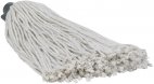 Mop z bawełny do mycia podłogi, 250 gram, biały, długość 320 mm, VIKAN 372518
